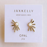sun ray earrings