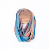 handwoven bamboo silky weave infinity scarf