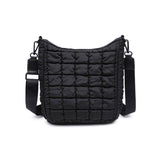 aura - quilted nylon puffer crossbody