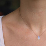 asheville strong opaline crystal necklace