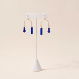composition swing earrings