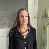 intertwining kantha necklace