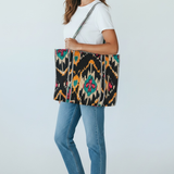Quilted Cotton Bag - Abstract Multi