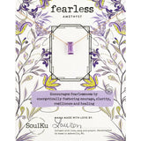 amethyst refined necklace for fearless