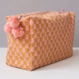 tula tangerine toiletry bag