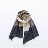 dreamsoft organic cotton travel scarf - colorblock