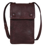 halo leather crossbody