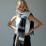 the stockholm scarf, 100% recycled, the arctic