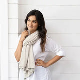 dreamsoft organic cotton travel scarf