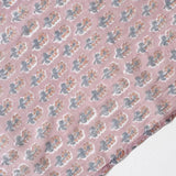malin mauve block printed scarf