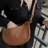 pebble leather sling bag