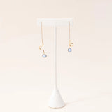 contour drop earrings