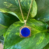 square charm necklaces