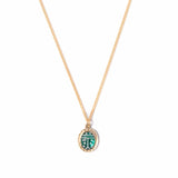 emerald ladybug charm necklace