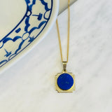 square charm necklaces