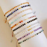 healing gemstone stacking bracelets
