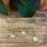 mother of pearl portal necklace