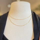 thin paperclip chain necklaces