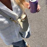 the abby alley croco sling bag