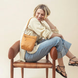 fran handcrafted leather crossbody bag