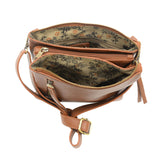 dawn multi pocket compact crossbody bag