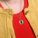 lapis portal necklace