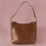 midsized leather crossbody and shoulder bag