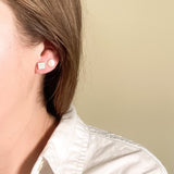 mother of pearl shape studs set