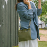 simple leather crossbody