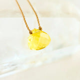 sunshine yellow soul shine necklace for joy