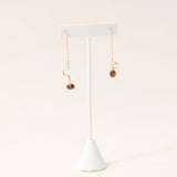 contour drop earrings