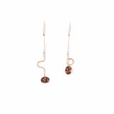 contour drop earrings