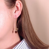 contour drop earrings