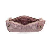straw mini crossbody wristlet (various colors)