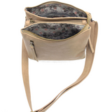 dawn multi pocket compact crossbody bag