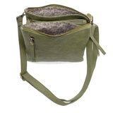 dawn multi pocket compact crossbody bag