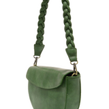 linda crescent crossbody bag w/ braided strap