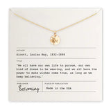 dandelion wishes necklace