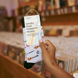 socks that support music