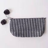 Pontis Navy Block Printed Makeup Pouch
