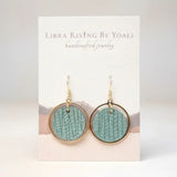 kelly circle dangle earrings