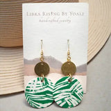 holly leather earrings