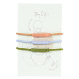 enamel disc three pack hairtie / bracelet