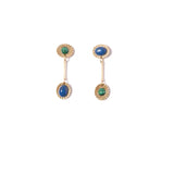 vintage starburst drop earrings