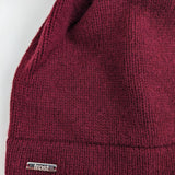 new cashmere blend knitted hat w/ faux fur pompom