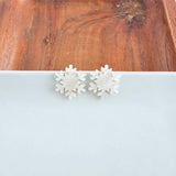 snowflake studs
