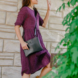 simple leather crossbody