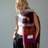 the stockholm scarf, 100% recycled, autumnal falls