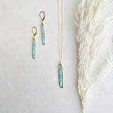 Lyric | Gold Filled Handmade Drop Earrings | Turquoise