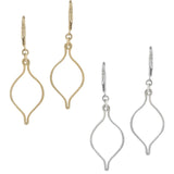 Ogee Outline Drop Earrings